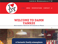 Tablet Screenshot of damnyankee.co.uk