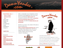 Tablet Screenshot of damnyankee.com